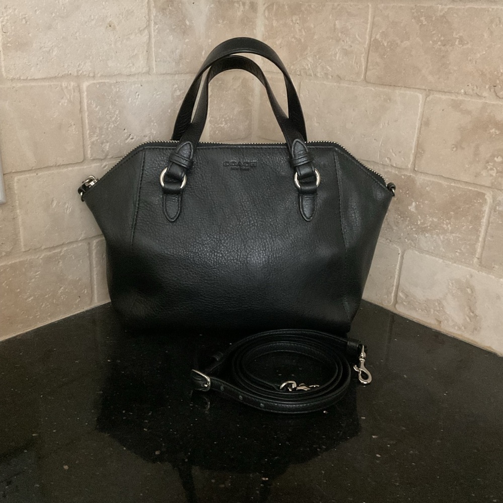 Small black Coach purse